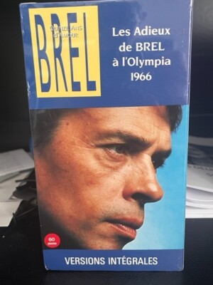 VSH Les adieux de Brel a l'Olympia 1966 NTSC 60mn