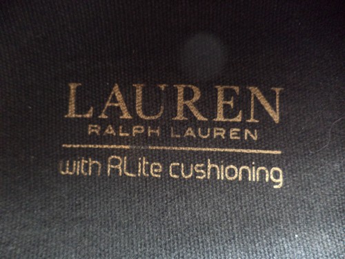 Lauren Ralph Lauren Jinny Turnschuhe Slipper Schuh schwarz Kettendruck Damen Größe 9 - Bild 7 von 10