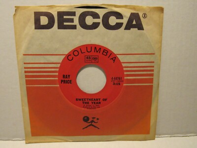 Ray Price   Sweetheart Of The Year / How Can I Write On The Paper -1969  COUNTRY