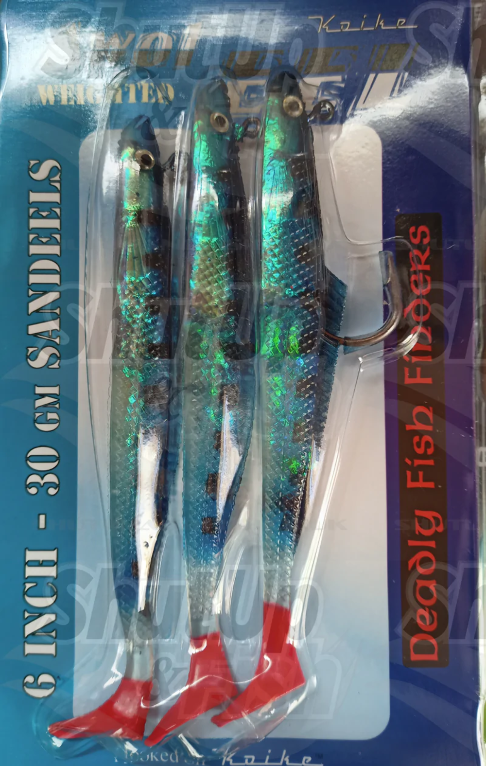Koike Awol Eels Mackerel Green Colour Sandeel Fishing Lures