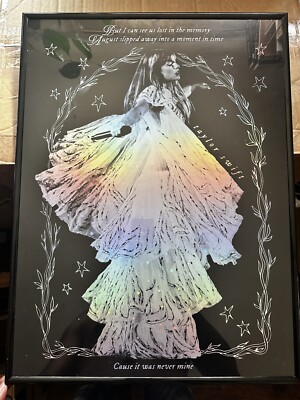 OFFICIAL Taylor Swift Folklore August Twirling FOIL Lithograph