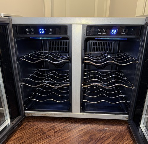 Cuisinart Private Reserve Dual 16-Bottle Set Wine Cellar, Black - Picture 6 of 9