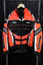 CASTLE X Snowmobile Jacket Adult Large Black Hitina Technical Gear Coat Vented