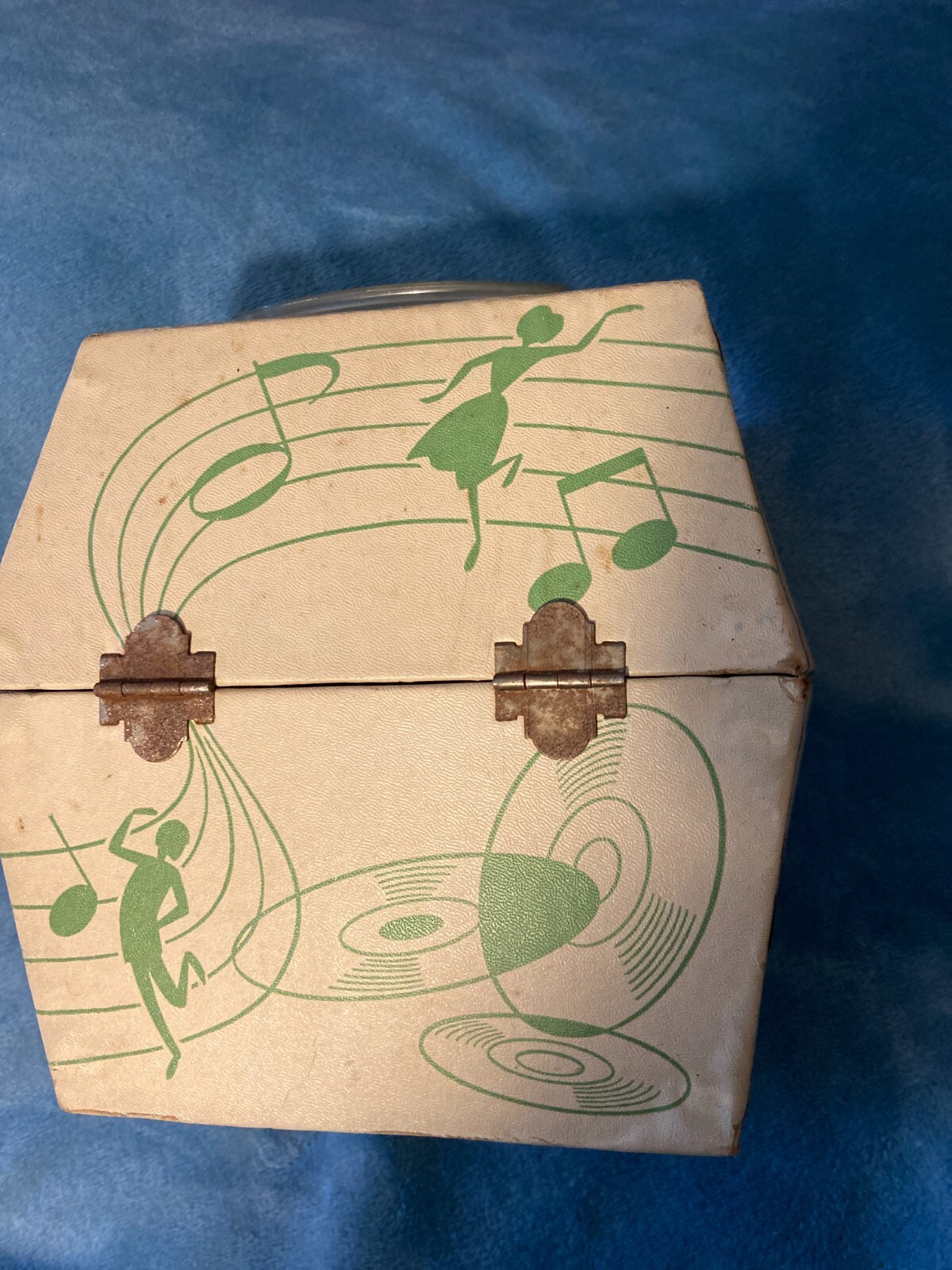 Estate 40s50s Capitol Records CARRY CASE for 45s — great graphics