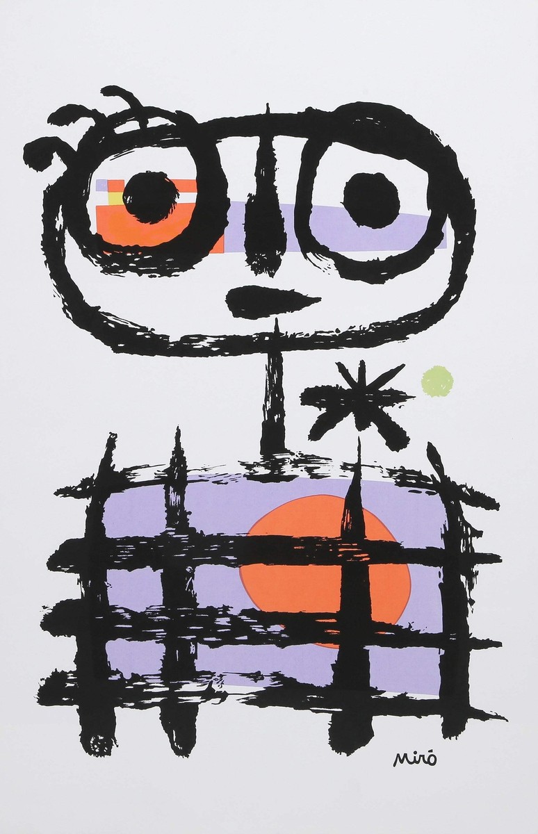 Joan Miro, Sun Eater, Screenprint Poster | eBay