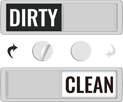 Dishwasher Magnet Clean Dirty Sign, Upgrade Super Strong Clean Dirty Magnet