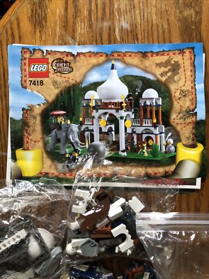 LEGO Adventurers: Scorpion Palace (7418) New No Box Damaged Manual