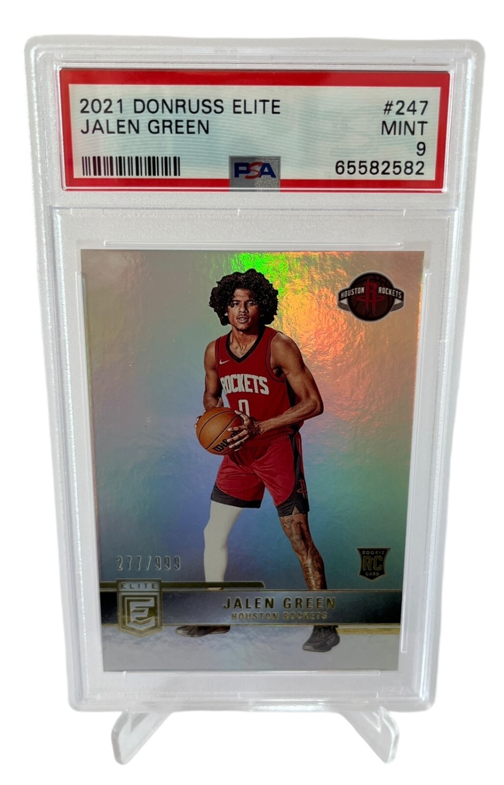 2021-2 Donruss Elite Jalen Green Rookie /999 PSA 9