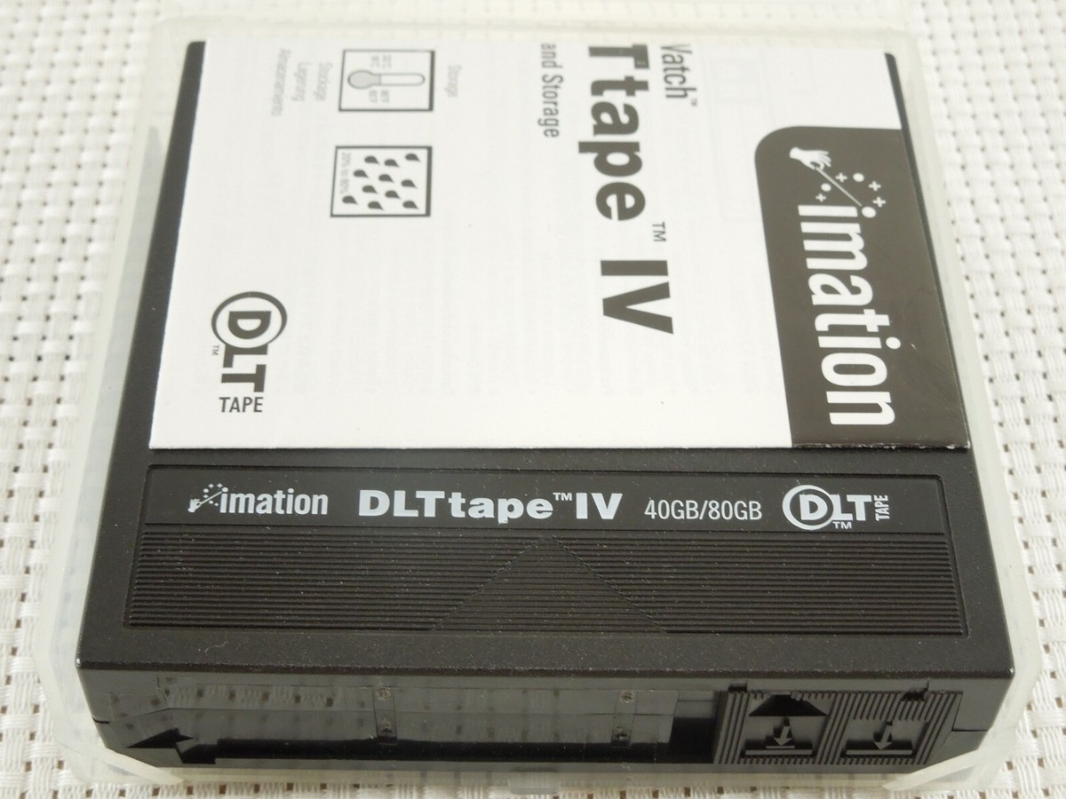 Lot De 21 Bandes DLT IV Imation – 80/40 Go, Noires, NEUVES Sous Blister (demi-boîte)