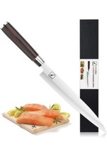 Cuchillo de sushi Sashimi 10 pulgadas: sushi japonés de bisel único profesional imarku