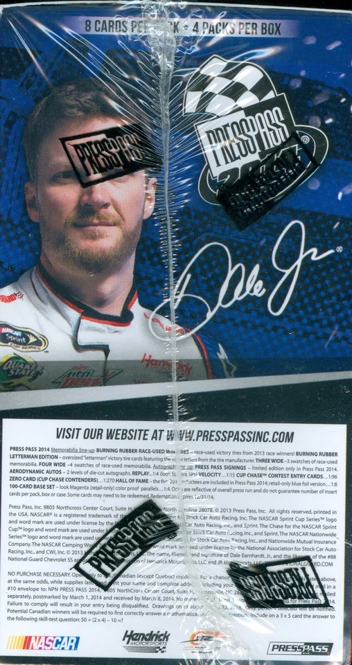2014 Press Pass NASCAR Racing Factory Sealed Blaster Box - Image 2 of 2