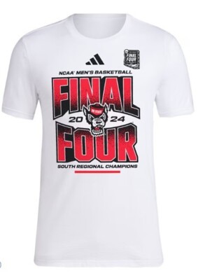 adidas NC State Wolfpack Men's Basketball Final Four Tee Shirt