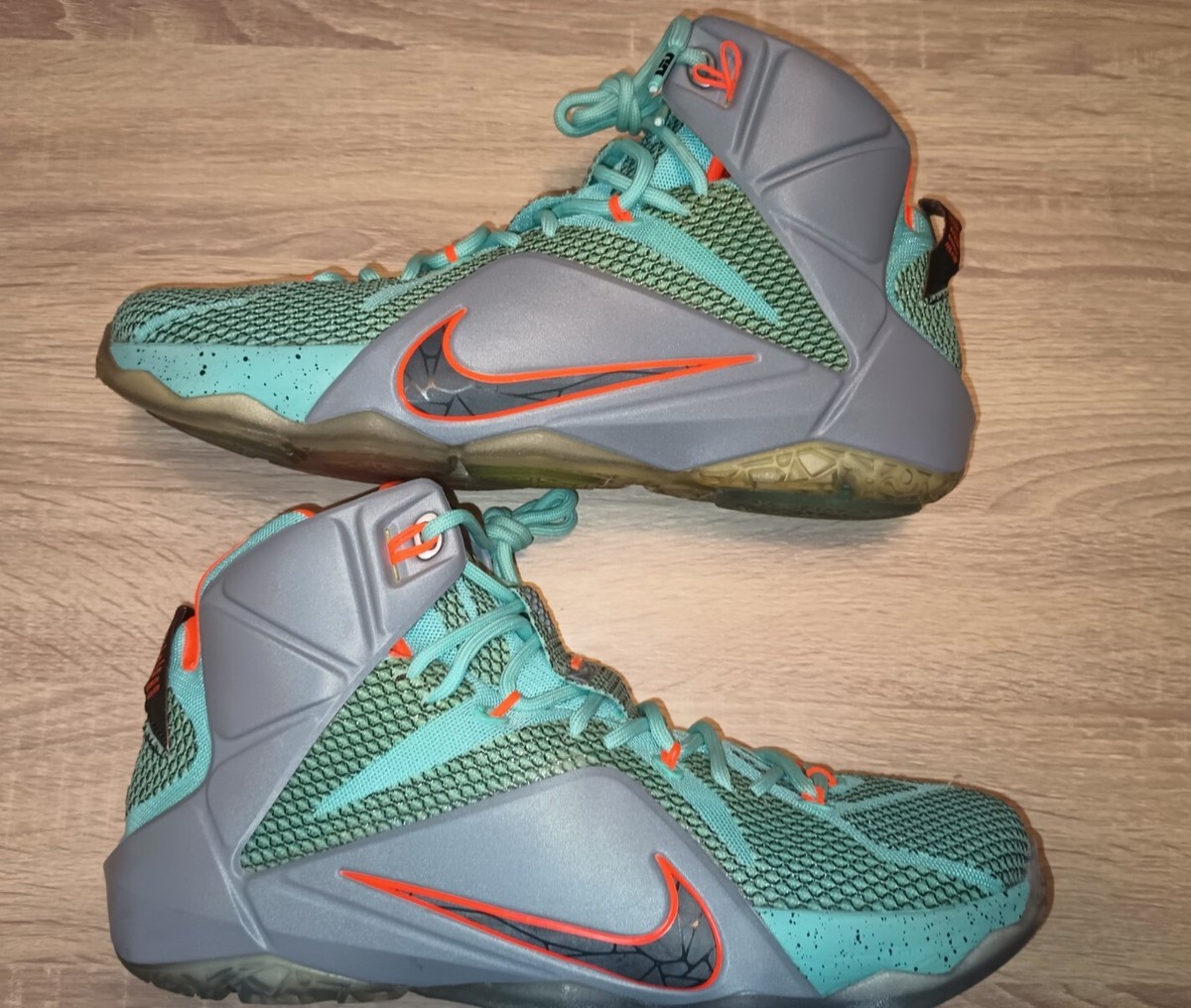 Nike LeBron XII 12 NSRL Dolphins Hyper Turquoise 684593-301