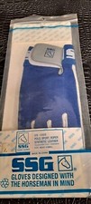 SSG Riding Glove Blue polo sport roper synthetic leather Mens X Small Left Hand