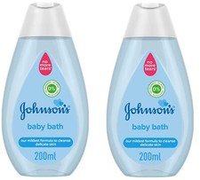 JOHNSON  S Baby Bath to Cleanse Delicate Skin No More Tears 2 X 200ml