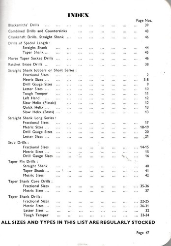 Dormer High Speed Steel Twist Drills 48 Page Price List / Catalogue - 1950s - Picture 2 of 2