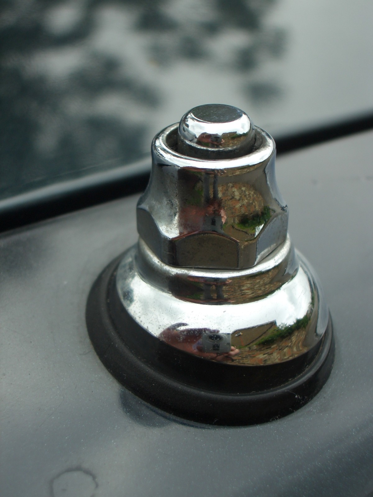 Aerial Antenna Chrome Inox Top Nut fittings Classic Car Oldtimer Ford