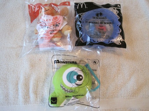 McDonalds Happy Meal Spielzeug 3 Stück  - Bild 1 von 2