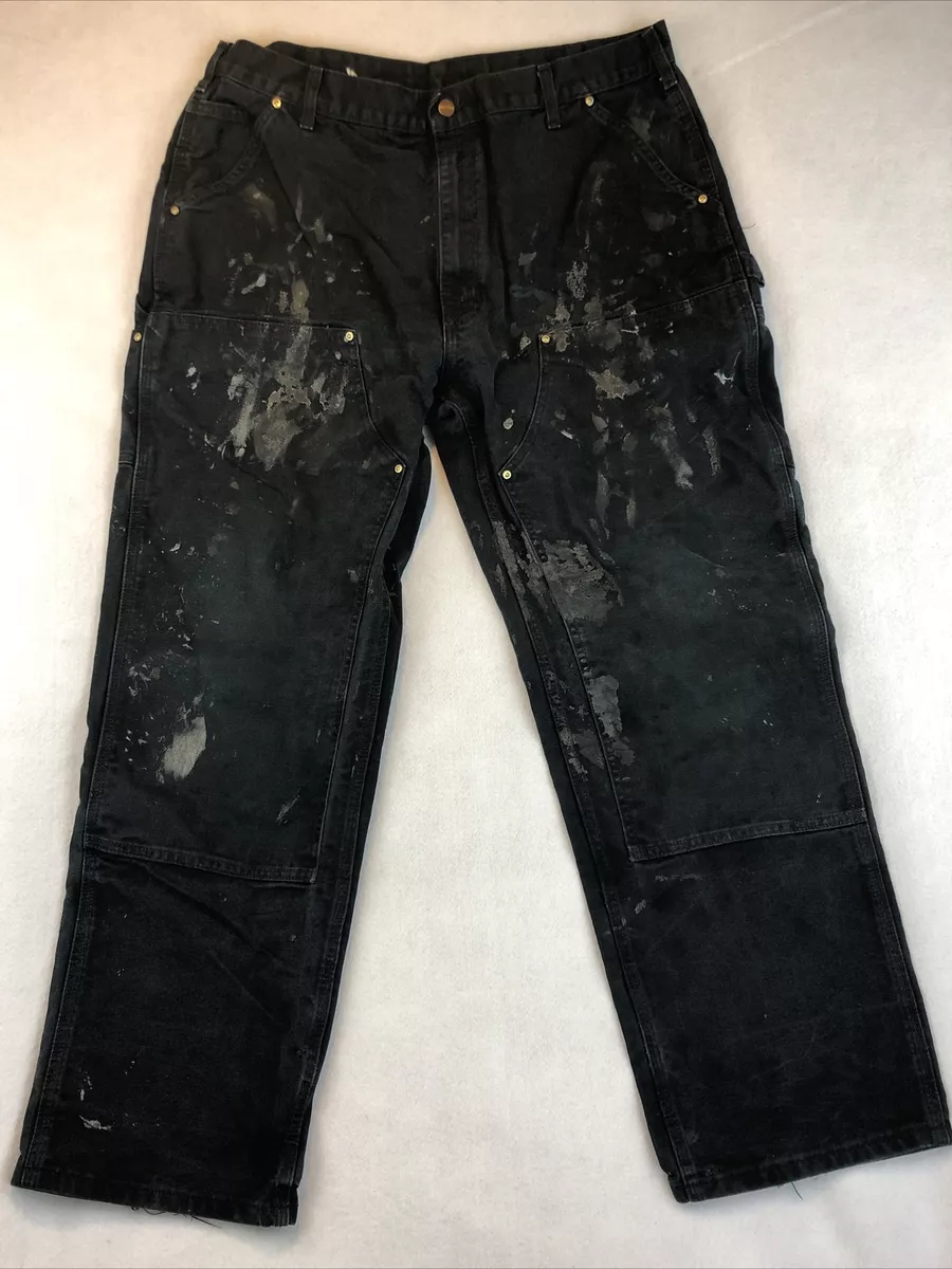 Black hotsell distressed pants