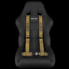 Braum Racing 4 Point 2 Strap Racing Single Harness - Bronze - New