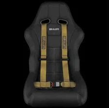 BRAUM Racing 4 Point 2" Strap Racing Single Harness - Bronze - New