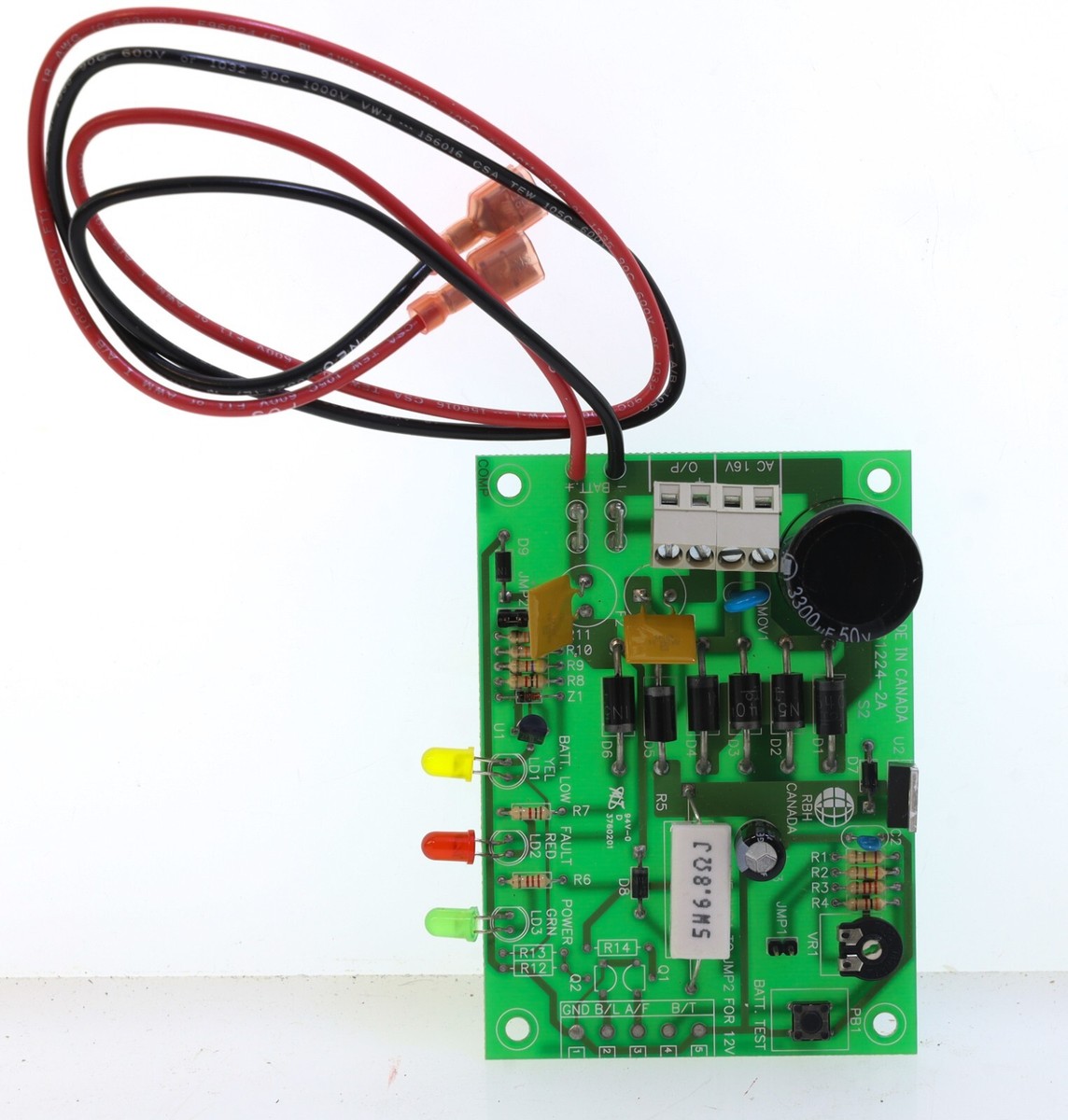 RBH Access PS-1224 Power Supply 16.5 VAC 40VA in, 12VDC 2.5A