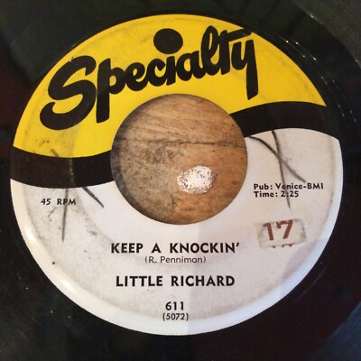 HEAR - 1957 BLACK ROCK'N'ROLL - LITTLE RICHARD - KEEP A KNOCKIN - SPECIALTY 45