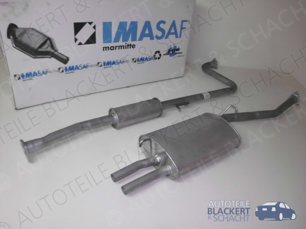 Imasaf Auspuffset Mitteltopf+Endtopf FüR Honda Prelude Iii 2.0 I Ex 16V Bj 87-92-image