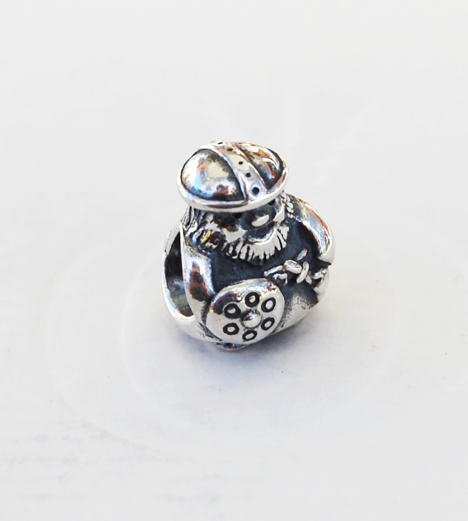 Genuine Authentic PANDORA Retired RARE Sterling Silver Viking