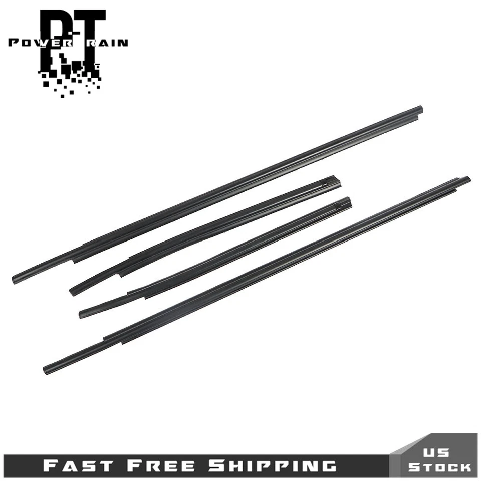 Cinturón de sellado de 4 ventanas para Toyota Tundra 2007-2020 doble cabina Foto 4 de 4