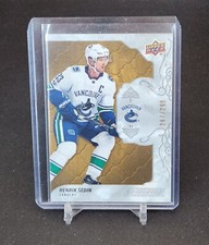 2019-20 UPPER DECK ENGRAINED BASE CARD /299 HENRIK SEDIN #39 VANCOUVER CANUCKS