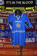 4.5/5 Manchester United boys 12-13 years 158cm 1996 football shirt jersey soccer