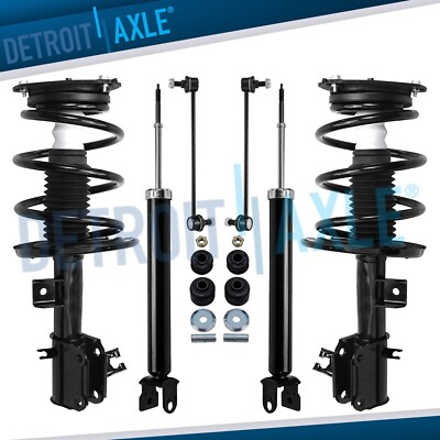 Front Struts w/Coil Spring Rear Shocks Sway Bars Kit for 2009-2014 Nissan Maxima
