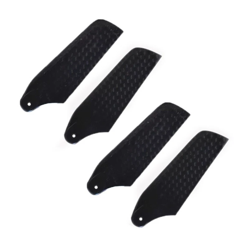 STASRC 62MM Carbon fiber tail blade propeller for Align Trex 450 RC Helicopter - Image 2 of 3