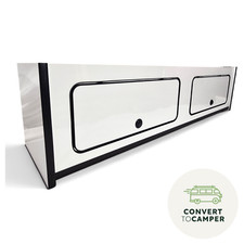 Campervan overhead locker unit cabinet Gloss white furniture