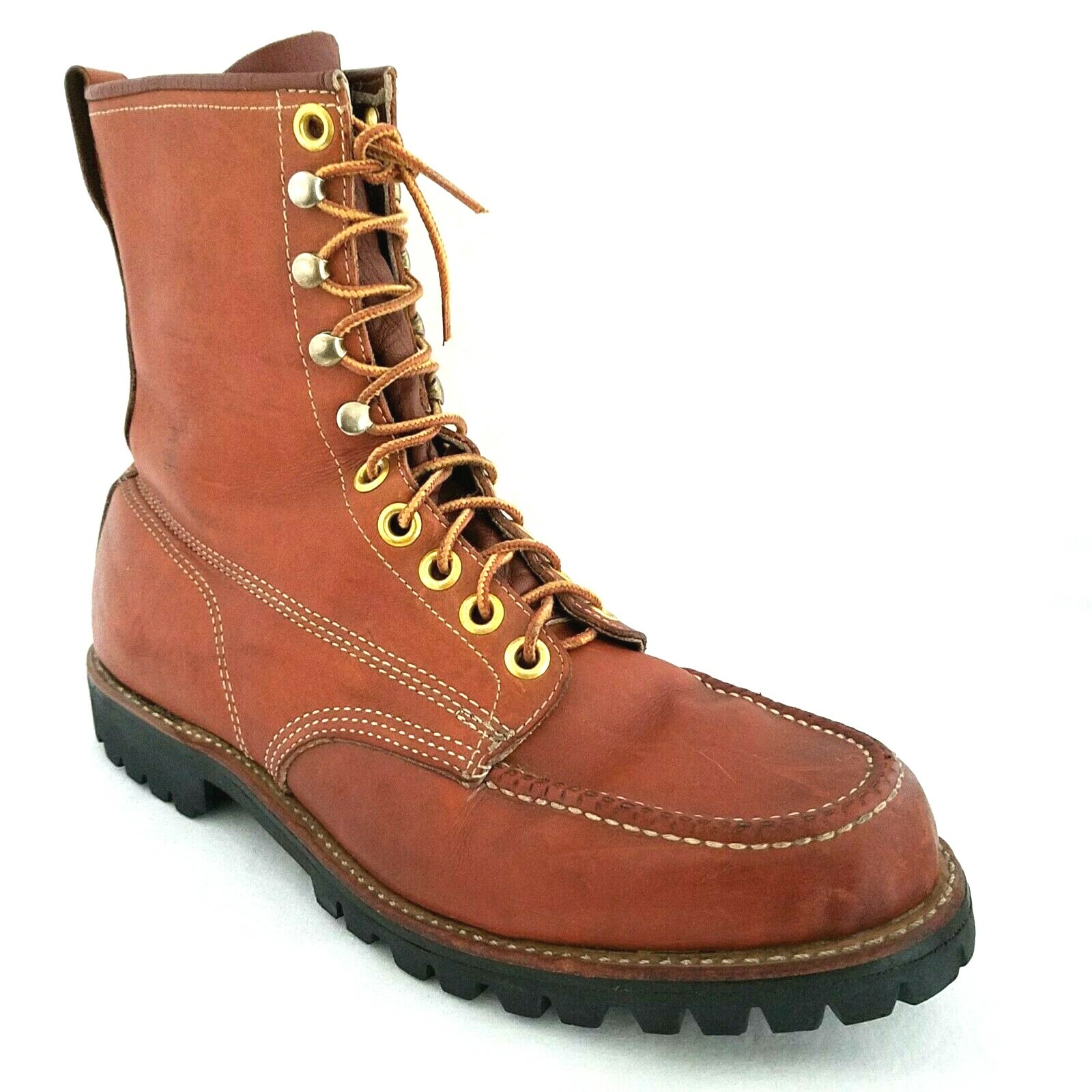 Moccasin Boots Genuine Leather Vintage 