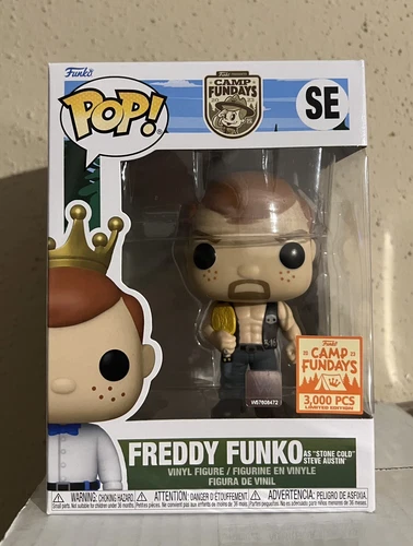 FREDDY FUNKO AS STONE COLD STEVE AUSTIN FUNKO POP CAMP FUNDAYS 3000 PIECE SE