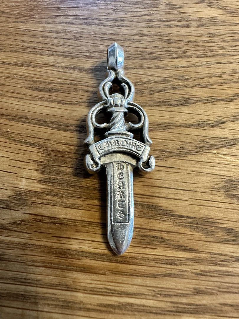 Japan Used Necklace Chrome Hearts Large Dagger
