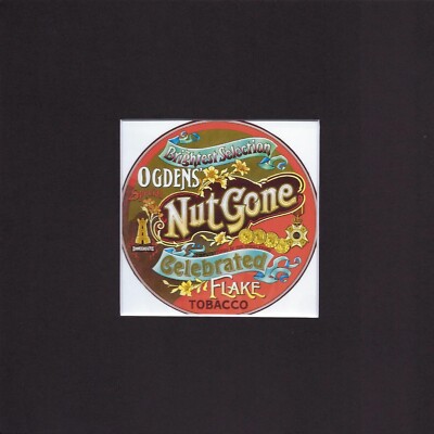 8X8'' Matted Print Album Cover Art Picture: Ogdens' Nut Gone Flake, Small Faces