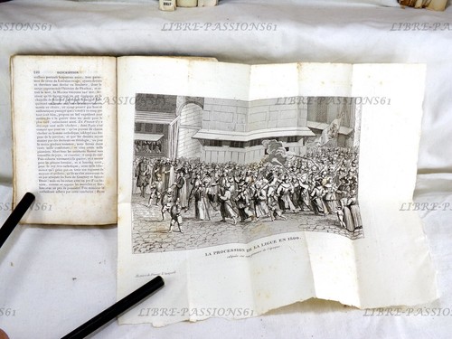 HISTOIRE DE FRANCE, TOME XVII, L.-P. ANQUETIL, A. ROCQUART JEUNE ÉDITEUR, 1830 - Picture 11 of 11