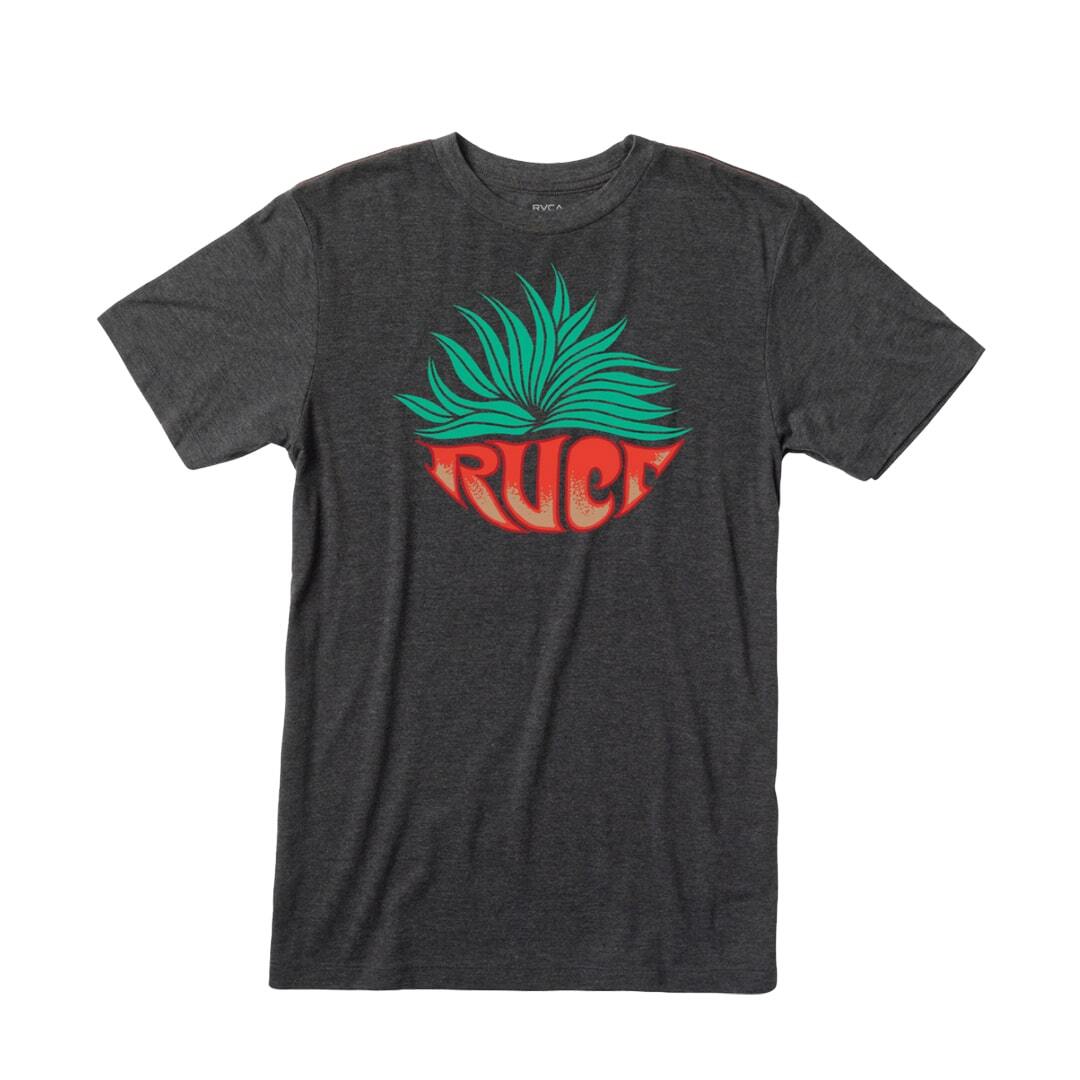 Футболка RVCA Agave с коротким рукавом черная 6790₽