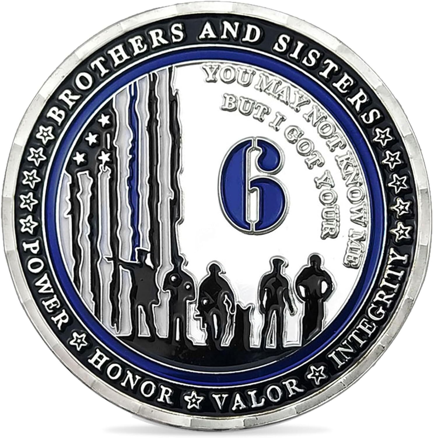 Law Enforcement Challenge Coin Police Teamwork Squad Collectible I Got Your 6