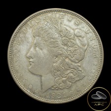 1921-D Morgan Silver Dollar Natural Tone Scarce Better Date High Grade+++