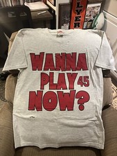 Vintage 90s Nutmeg Wanna Play Now? Michael Jordan #45 Returns Shirt Size XL!!!!!
