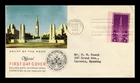 GOLDEN GATE EXPO SAN FRANCISCO FDC SCOTT 852 COURT OF THE MOON US COVER