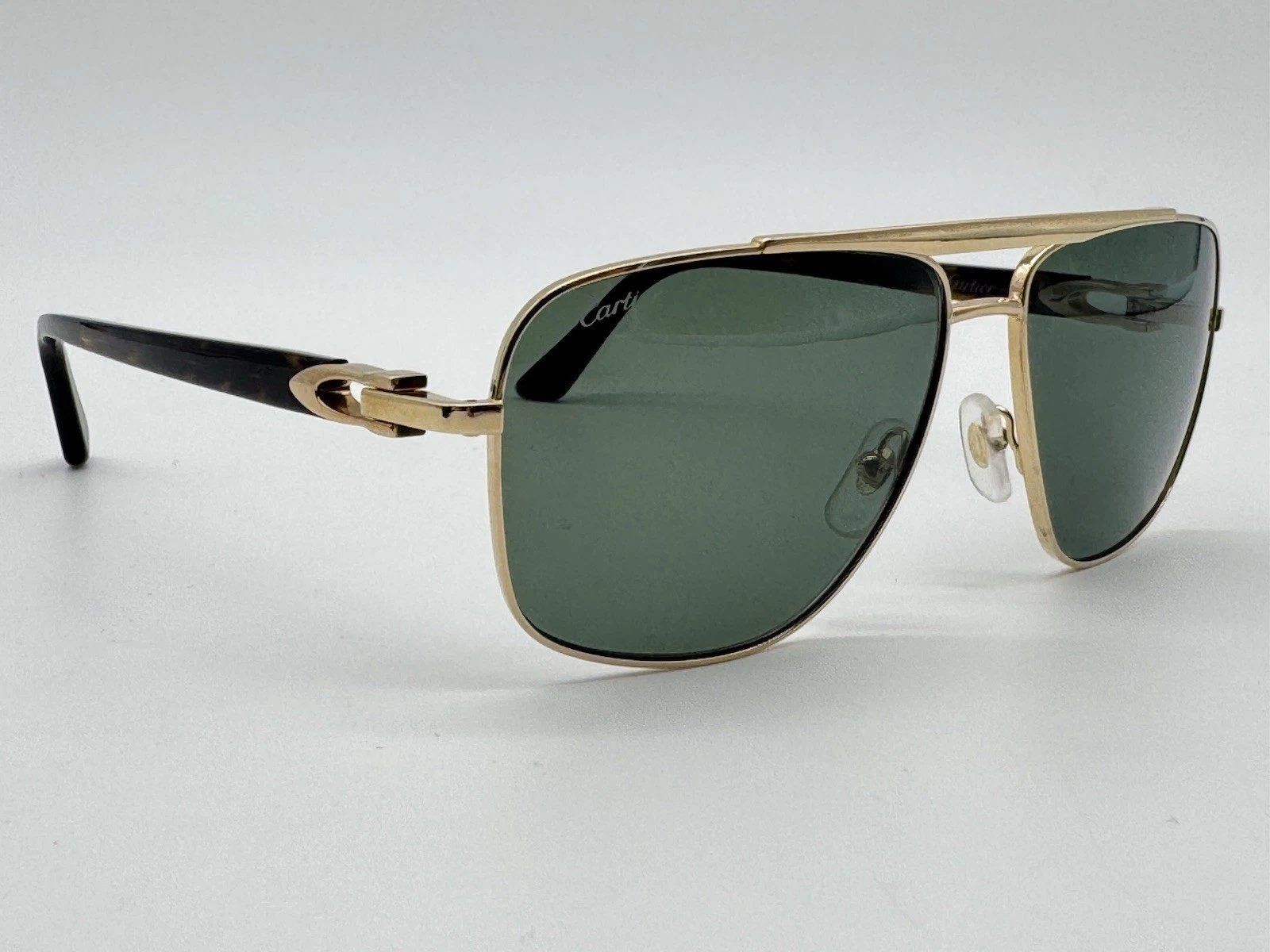 Cartier — CARTIER C DECOR HAVANA FULL RIM PILOT SUNGLASSES CT0365S NEW 100% GENUINE $1425