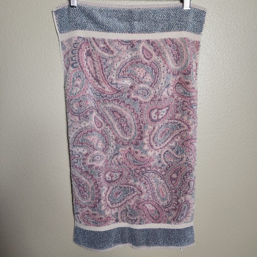 Royal Velvet by Fieldcrest rosa/grau Paisley Badetuch/Handtuch Set - Bild 6 von 8