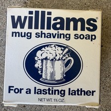 Vintage Williams Mug Shaving Soap 1 3/4 oz. Lasting Lather New