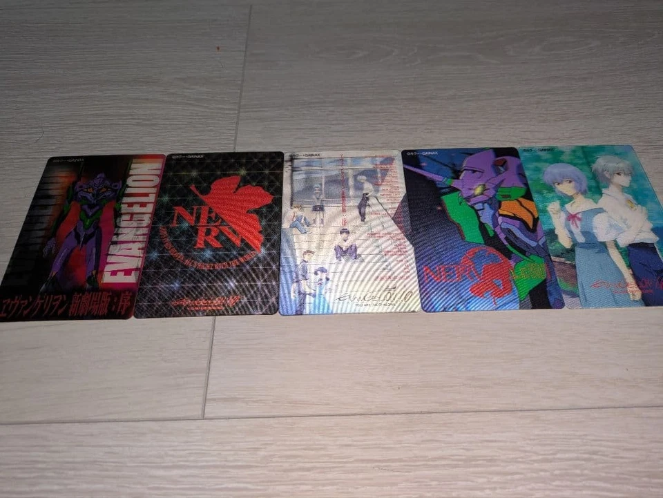 [Very Rare/Rare] Evangelion Order 3D Hologram Card Set of 5 - Image 2 of 3