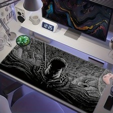 40 90cm Durable Sculptural Art Pattern Gaming Mouse Pad Non-Slip Rubber Base, P